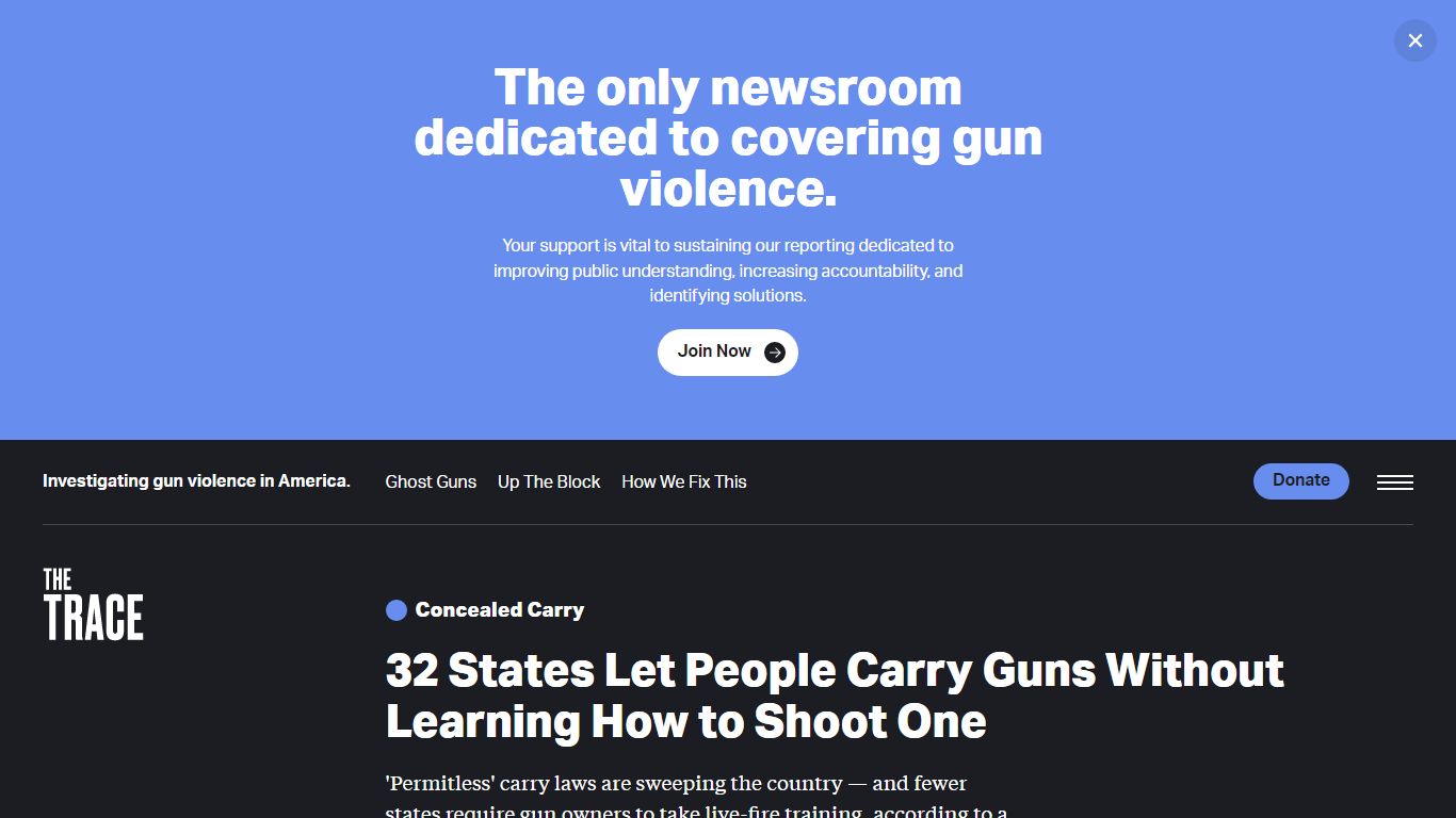 32 States Let People Carry Guns Without Live-Fire Safety Training